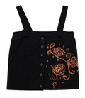 Rose square neck tank